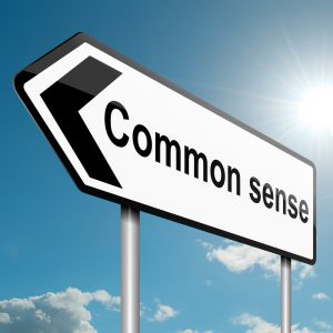 common sense sign