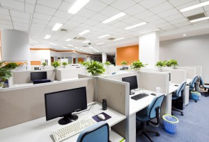 desks in office space