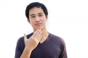 sign language man